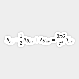 Einstein Field Equations Sticker